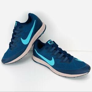 Men Nike Speed Rival Zoom Racing Running Shoes Size 7.5/40.5 Blue Distance Track